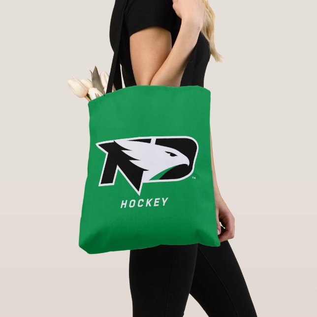University of North Dakota Hockey Tote Bag (Close Up)