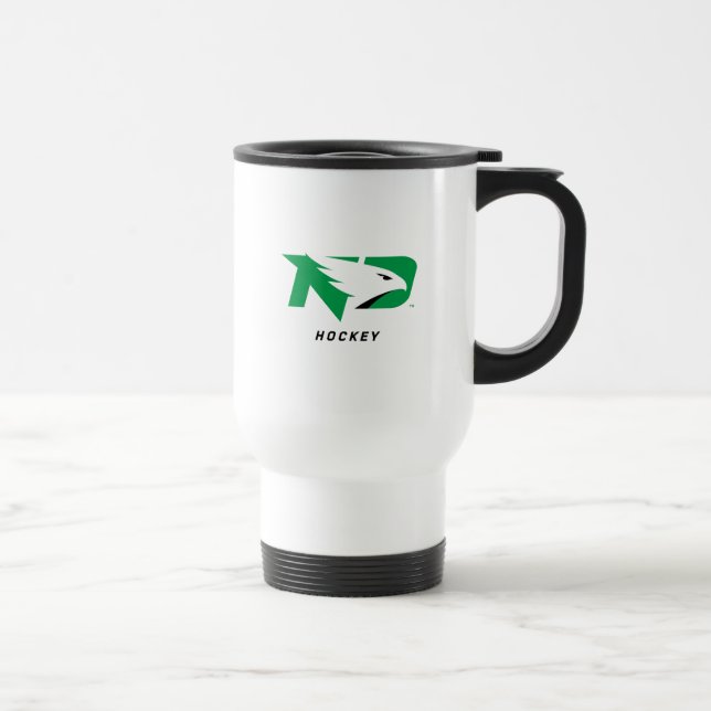 University of North Dakota Hockey Travel Mug (Right)