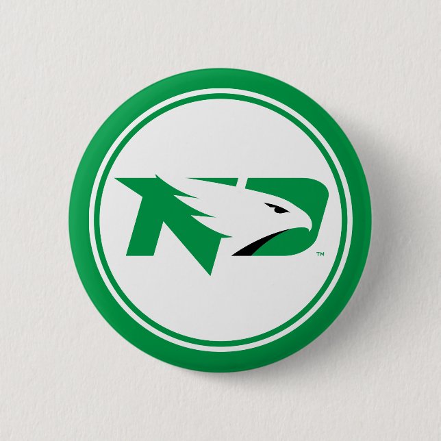 University of North Dakota Logo Button (Front)