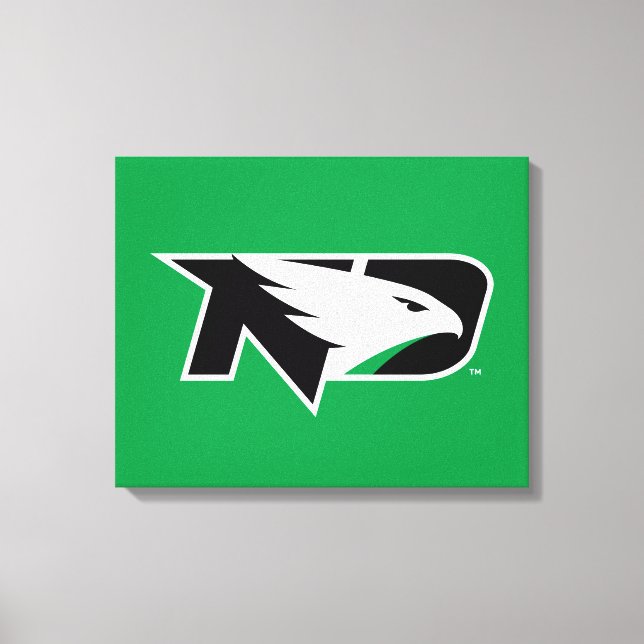 University of North Dakota Logo Canvas Print (Front)