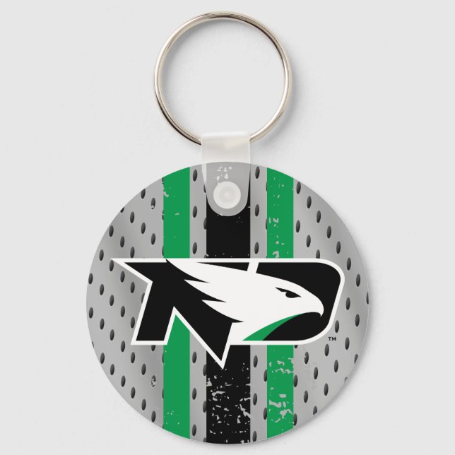 University of North Dakota Logo Jersey Keychain (Front)