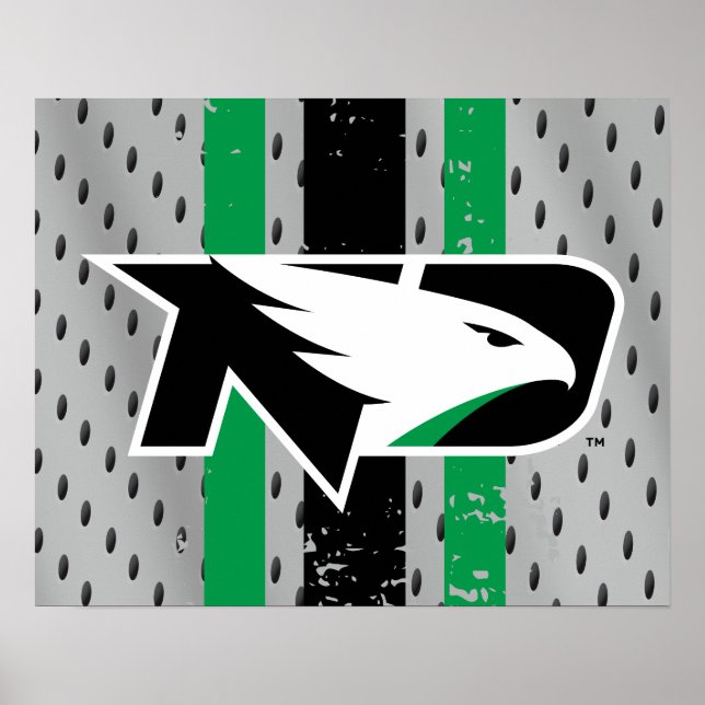 University of North Dakota Logo Jersey Poster (Front)