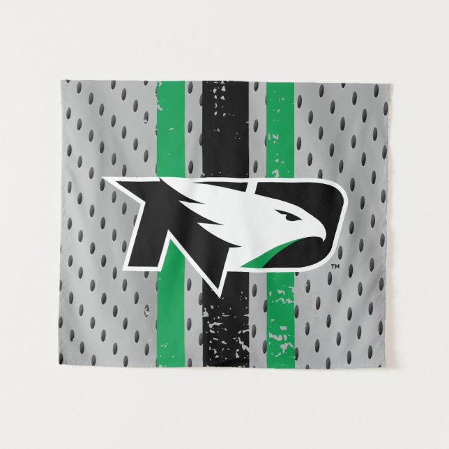 University of North Dakota Logo Jersey Tapestry (Front (Horizontal))