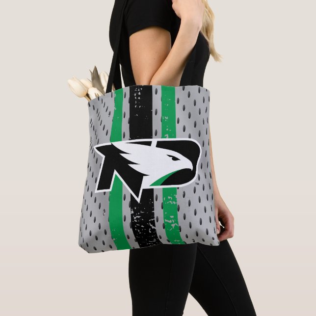 University of North Dakota Logo Jersey Tote Bag (Close Up)