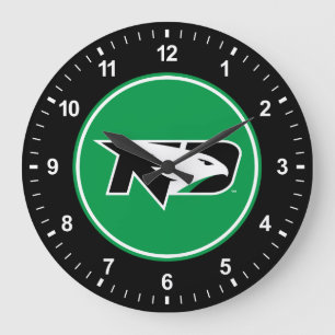 University of North Dakota Logo Large Clock