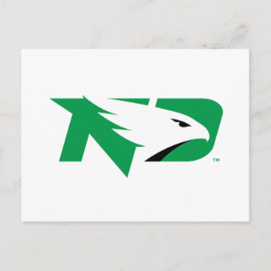University of North Dakota Logo Postcard