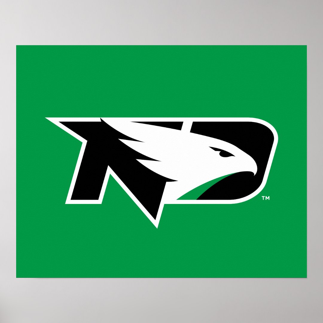 University of North Dakota Logo Poster Zazzle