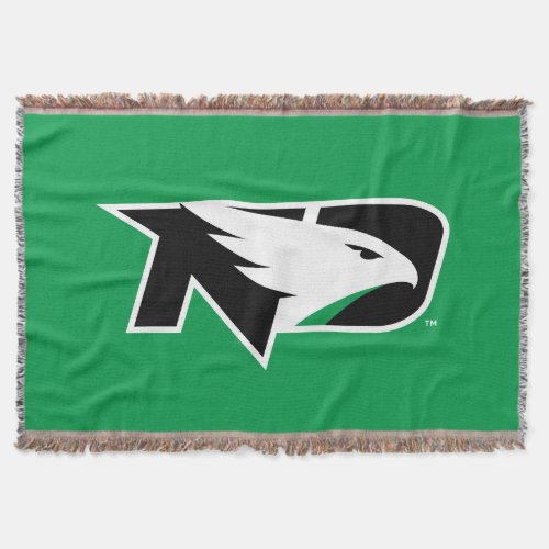 University of North Dakota Logo Throw Blanket