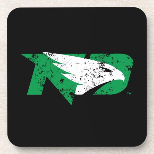 University of North Dakota Logo Vintage Beverage Coaster