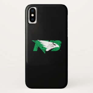 University of North Dakota Logo Vintage iPhone X Case
