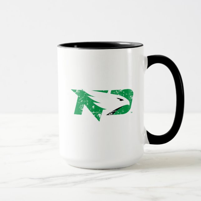 University of North Dakota Logo Vintage Mug (Right)
