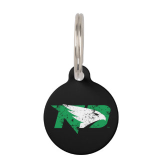 University of North Dakota Logo Vintage Pet ID Tag