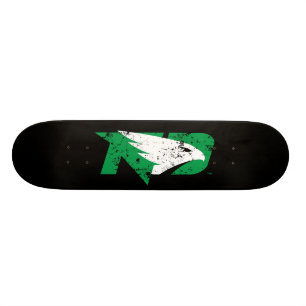 University of North Dakota Logo Vintage Skateboard