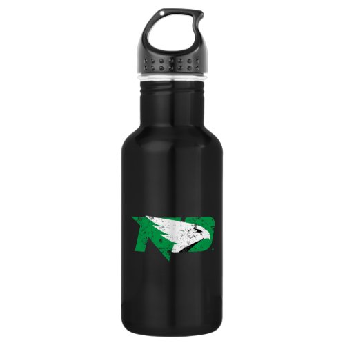 University of North Dakota Logo Vintage Stainless Steel Water Bottle