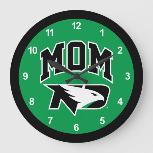 University of North Dakota Mom Large Clock