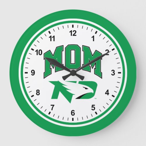 University of North Dakota Mom Large Clock