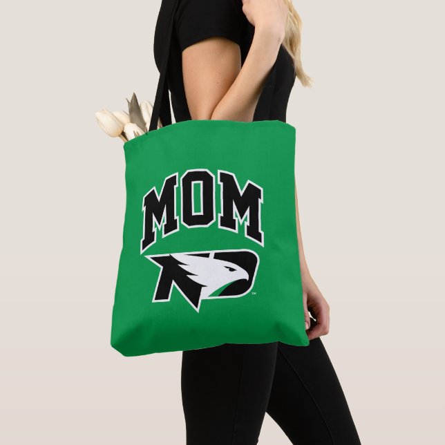University of North Dakota Mom Tote Bag (Close Up)