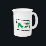 University of North Dakota State Love Beverage Pitcher<br><div class="desc">Check out these new University of North Dakota designs! Show off your UND Hawks pride with these new University of North Dakota products. These make perfect gifts for the Fighting Hawks student, alumni, family, friend or fan in your life. All of these Zazzle products are customizable with your name, class...</div>