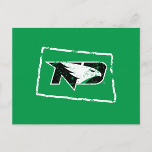 University of North Dakota State Love Postcard