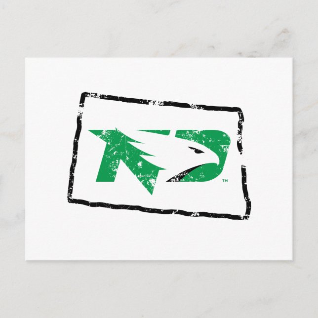 University of North Dakota State Love Postcard (Front)