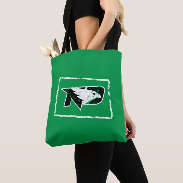 University of North Dakota State Love Tote Bag (Close Up)