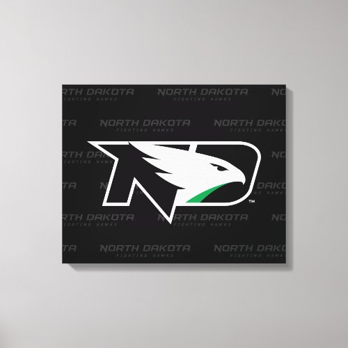 University of North Dakota Watermark Canvas Print