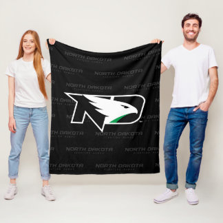 University of North Dakota Watermark Fleece Blanket