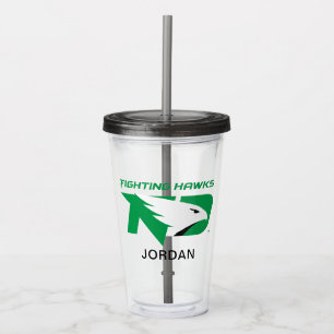University of North Dakota with Logo Acrylic Tumbler