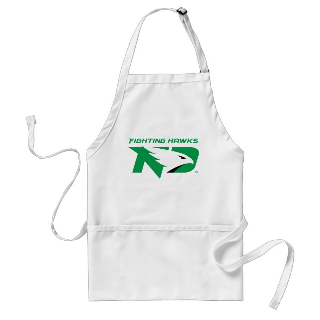 University of North Dakota with Logo Adult Apron (Front)