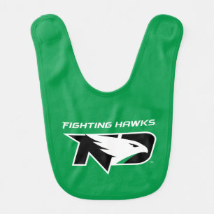 University of North Dakota with Logo Baby Bib