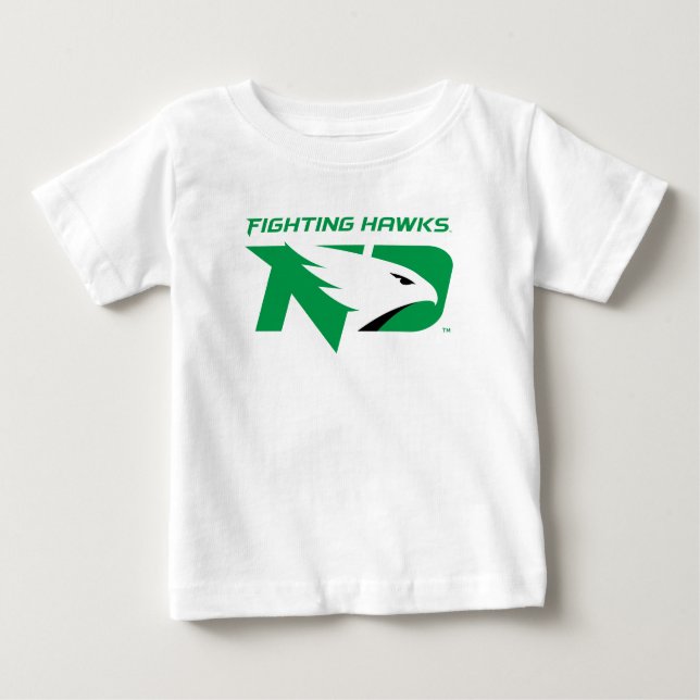 University of North Dakota with Logo Baby T-Shirt (Front)