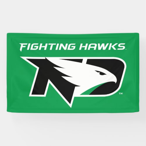 University of North Dakota with Logo Banner
