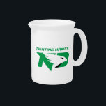 University of North Dakota with Logo Beverage Pitcher<br><div class="desc">Check out these new University of North Dakota designs! Show off your UND Hawks pride with these new University of North Dakota products. These make perfect gifts for the Fighting Hawks student, alumni, family, friend or fan in your life. All of these Zazzle products are customizable with your name, class...</div>