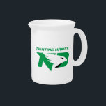 University of North Dakota with Logo Beverage Pitcher<br><div class="desc">Check out these new University of North Dakota designs! Show off your UND Hawks pride with these new University of North Dakota products. These make perfect gifts for the Fighting Hawks student, alumni, family, friend or fan in your life. All of these Zazzle products are customizable with your name, class...</div>