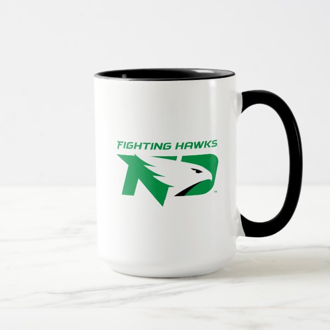 University of North Dakota with Logo Mug (Right)