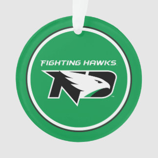University of North Dakota with Logo Ornament