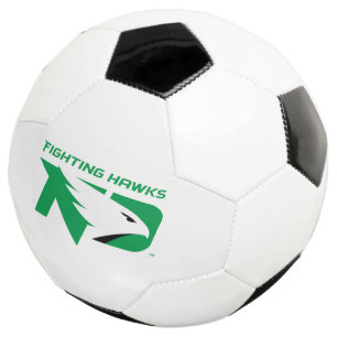 University of North Dakota with Logo Soccer Ball