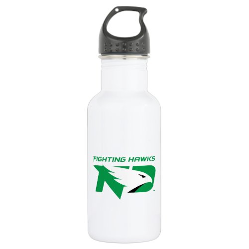 University of North Dakota with Logo Stainless Steel Water Bottle