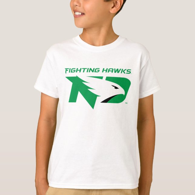University of North Dakota with Logo T-Shirt (Front)