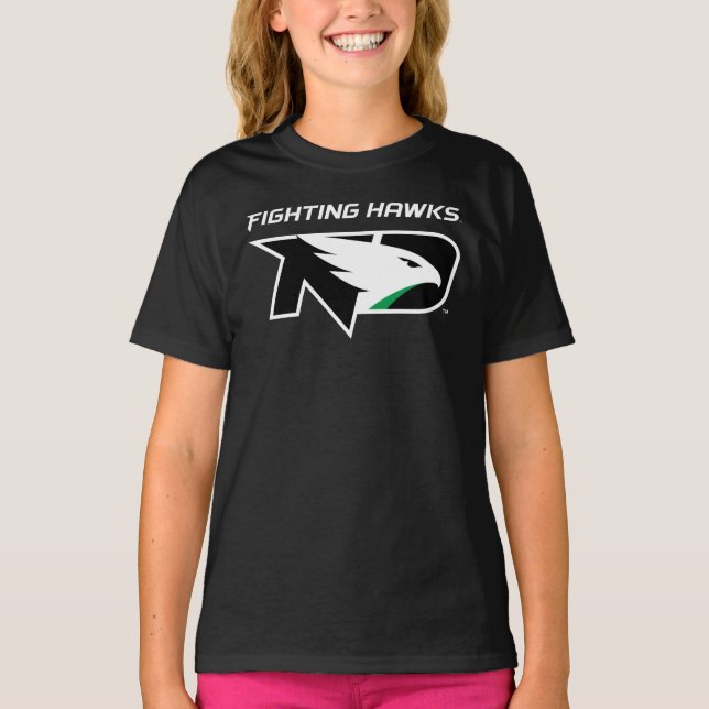 University of North Dakota with Logo T-Shirt (Front)