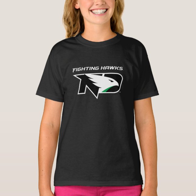 University of North Dakota with Logo T-Shirt (Front)