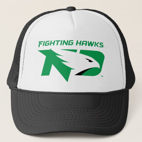 University of North Dakota with Logo Trucker Hat