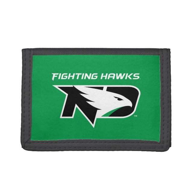 University of North Dakota with Logo Wallet (Front)