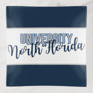 University of North Florida Script Trinket Tray