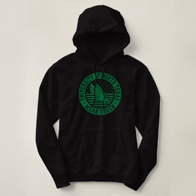 UNIVERSITY OF NORTH TEXAS UNT-MERCH-3  HOODIE (Design Front)