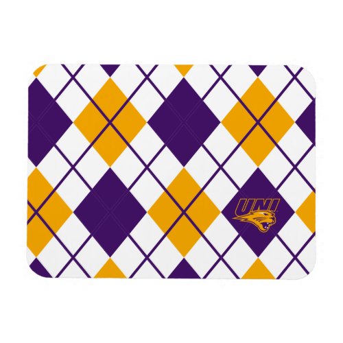 University of Northern Iowa argyle Magnet