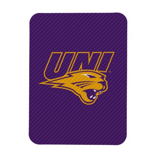 University of Northern Iowa Carbon Fiber Pattern Magnet