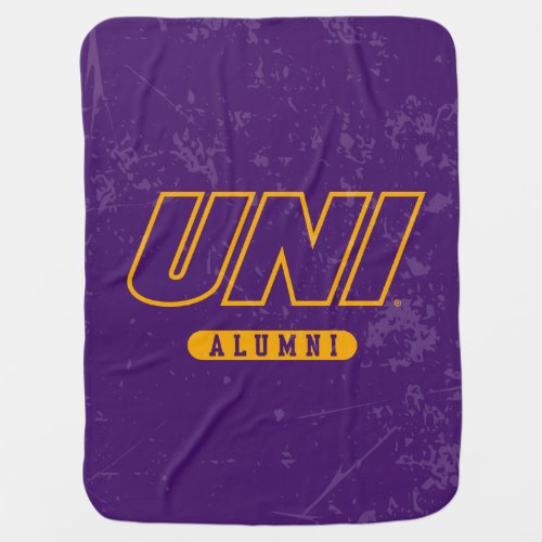 University of Northern Iowa Distressed Alumni Baby Blanket