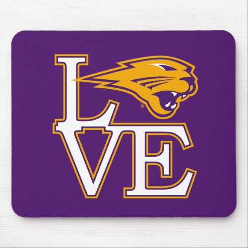 University of Northern Iowa Love State Love Mouse Pad