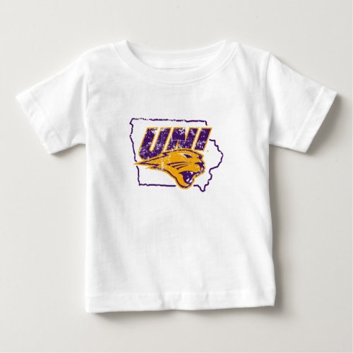 University of Northern Iowa State Love Baby T_Shirt